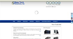 Desktop Screenshot of newtechsolutions.com
